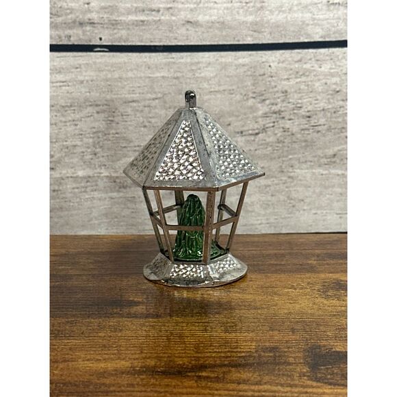 Bradford Lantern‎ Christmas Ornament Metallic Plastic MCM - Picture 1 of 4